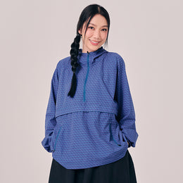 Printed Half Zip Parka - Monogram Alpine