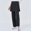 Black TudungPeople active skirt pants, stylish and comfortable athletic apparel for women, shown on a model.