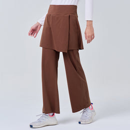 Skirt Active Pants - Dark Brown