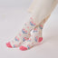 Pink Cloud Crew Socks