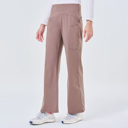 Straight Active Pants - Brown