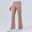 Brown TudungPeople straight active pants for women, featuring a comfortable fit and sleek design, perfect for activewear.