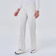 Light silver straight active pants by TudungPeople, showcasing a comfortable, fitted apparel design for active wear.