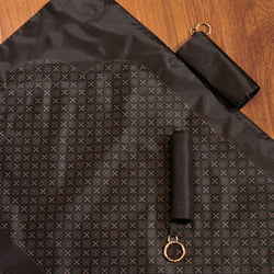Travel Sejadah in espresso color, compact prayerwear from TudungPeople, featuring a foldable design for easy use during travel.