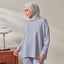 Oversized Sweatshirt - Periwinkle - Apparel - TudungPeople