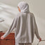 Oversized Sweatshirt - Silver - Apparel - TudungPeople