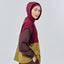 TudungPeople Trio Panel Parka in Canyon color, stylish women's apparel with a layered panel design and hood.