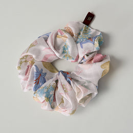 Wilderness - White Scrunchie