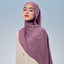 TudungPeople Signatures Modal in Tulips fabric featuring a vibrant tulip floral pattern on smooth, high-quality material.