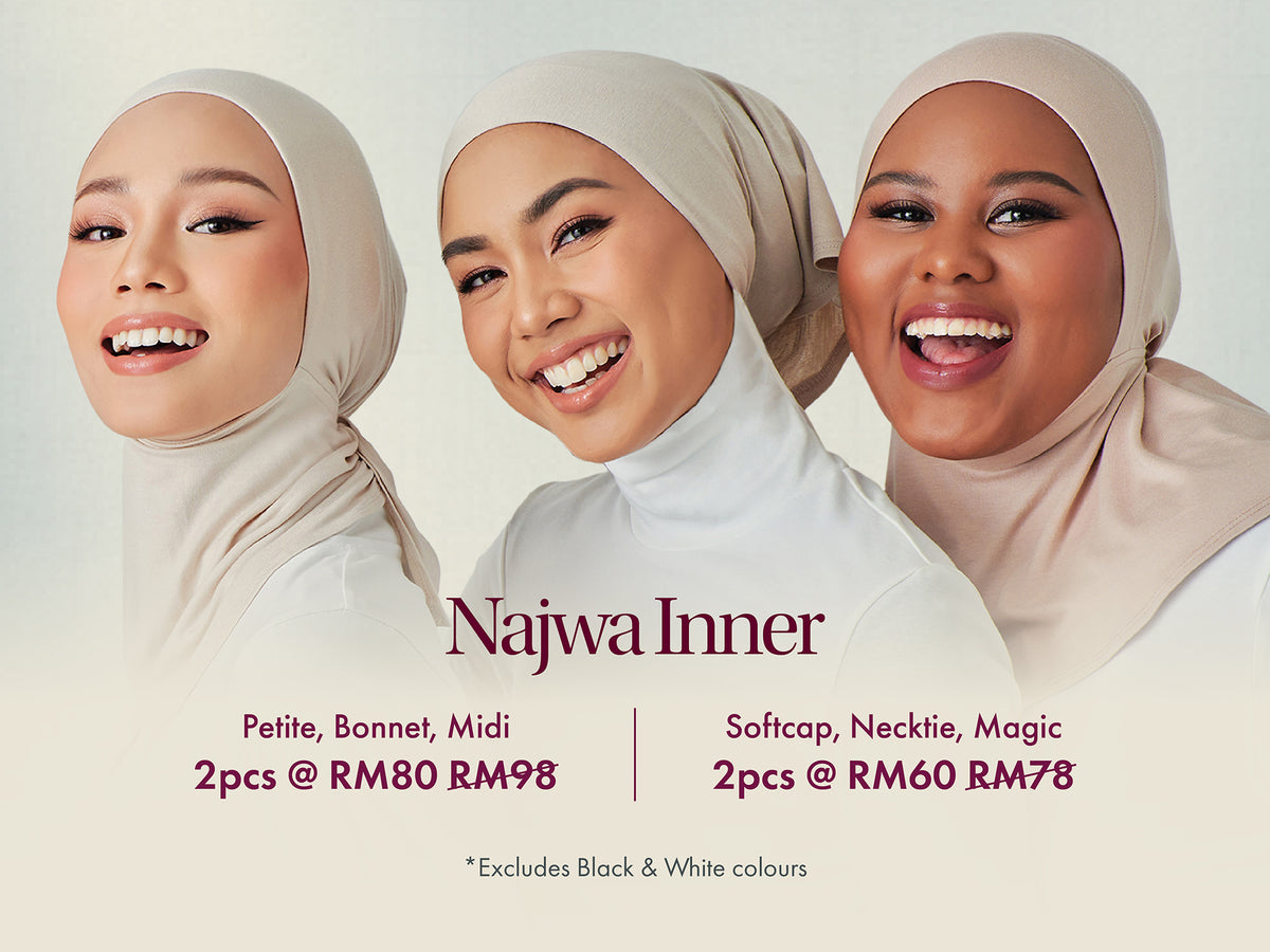 Najwa Inner promotion — 2 pieces from RM60
