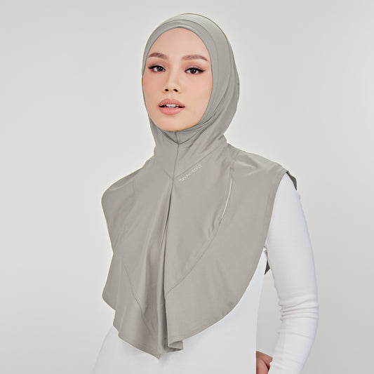 (Nano) Najwa Sport Hijab - Whistle - TudungPeople