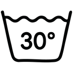 Machine wash at maximum 30°C only