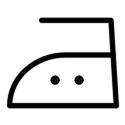 Iron on medium heat