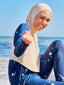 Najwa Sport Flow active hijab by TudungPeople in lightweight, breathable fabric, shown in a flowing, comfortable style.