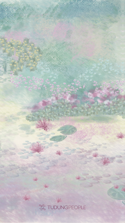 Impressionist Aqua phone wallpaper by TudungPeople