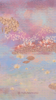 Impressionist Wisteria phone wallpaper by TudungPeople