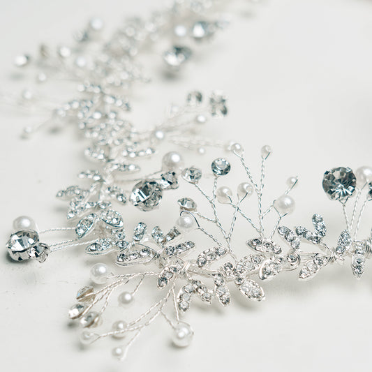 Bridal Accessories : Elsa in Silver - TudungPeople