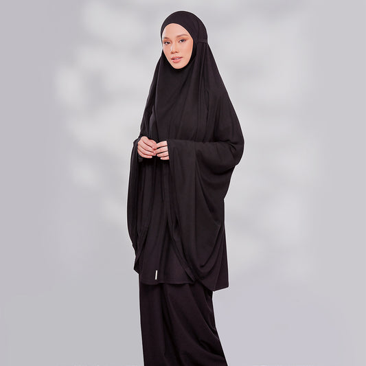 Aman Prayerwear - Black - TudungPeople