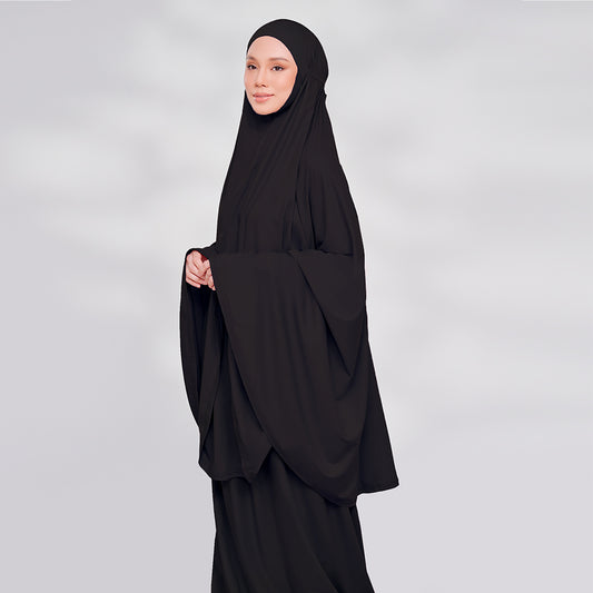 Aman Prayerwear - Black - TudungPeople
