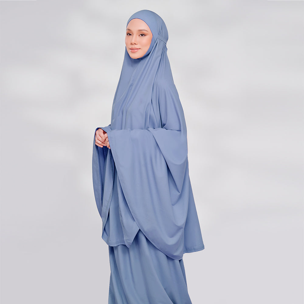 Aman Prayerwear - Blue - TudungPeople