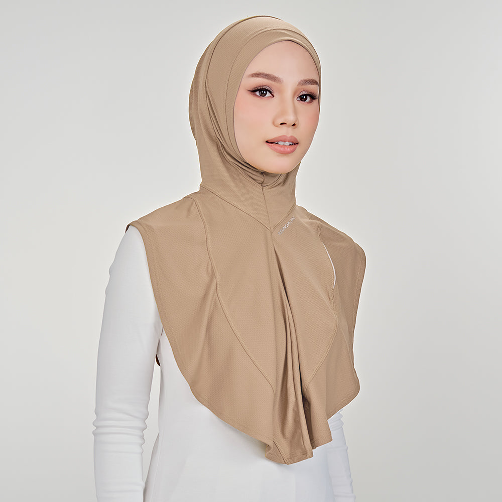 (Nano) Najwa Sport Hijab - Dune - TudungPeople