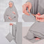 Aman Prayerwear - Grey - TudungPeople