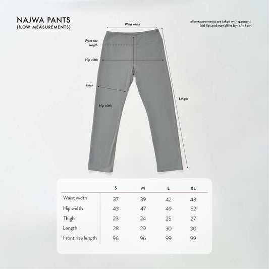 Najwa Active Pants in Steel Blue - TudungPeople