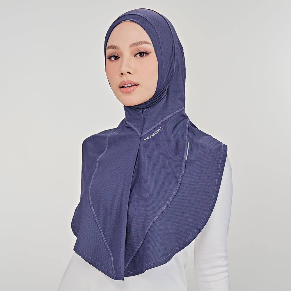 (Nano) Najwa Sport Hijab - Naval - TudungPeople