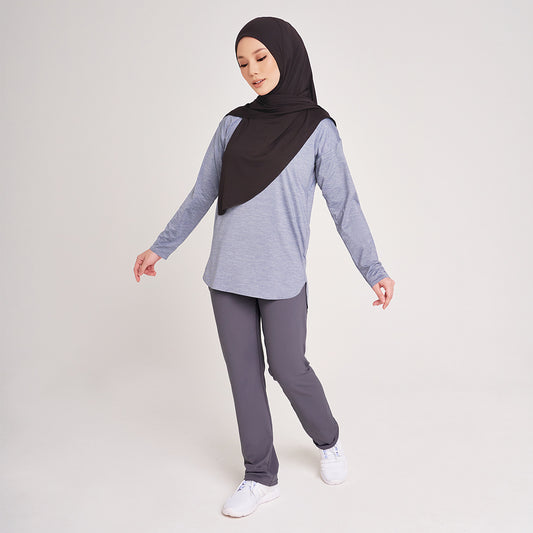 Najwa Active Pants in Dark Grey - TudungPeople
