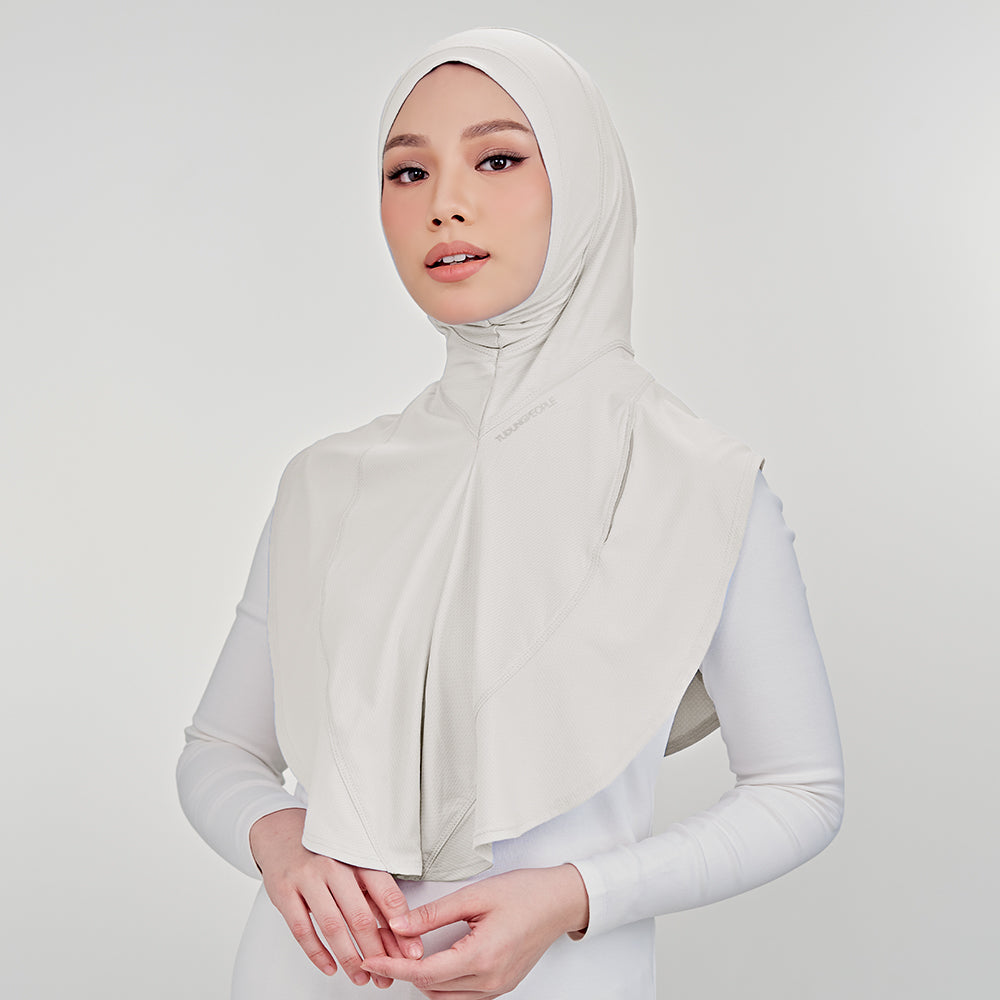 (Nano) Najwa Sport Hijab - Shuttlecock - TudungPeople