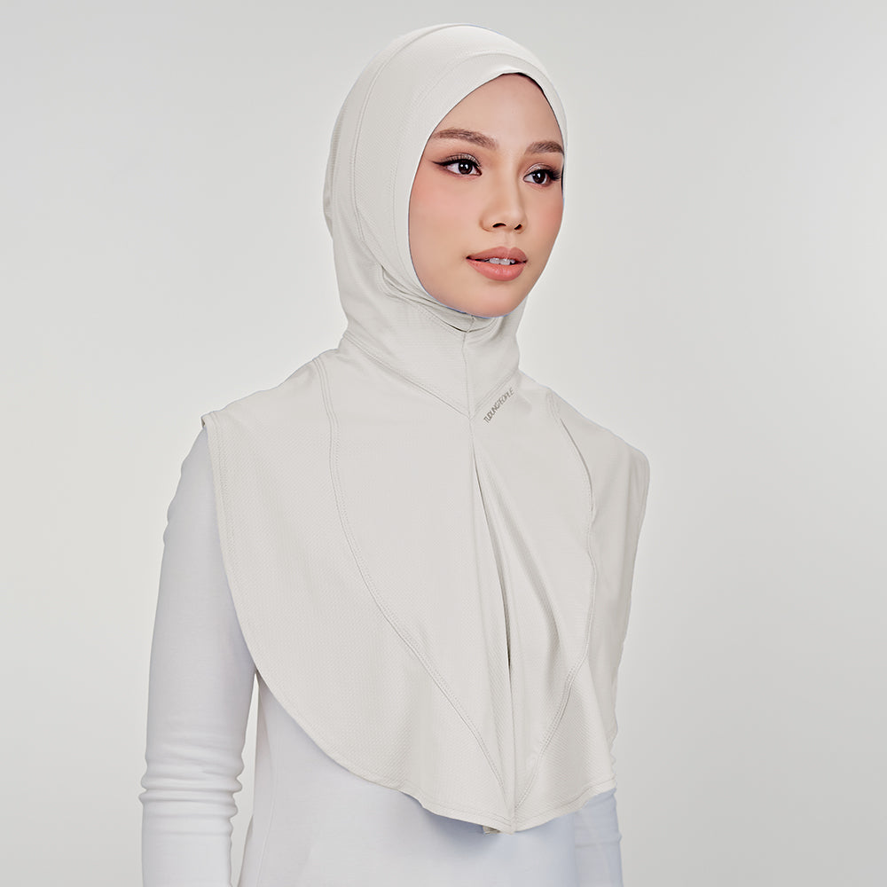 (Nano) Najwa Sport Hijab - Shuttlecock - TudungPeople