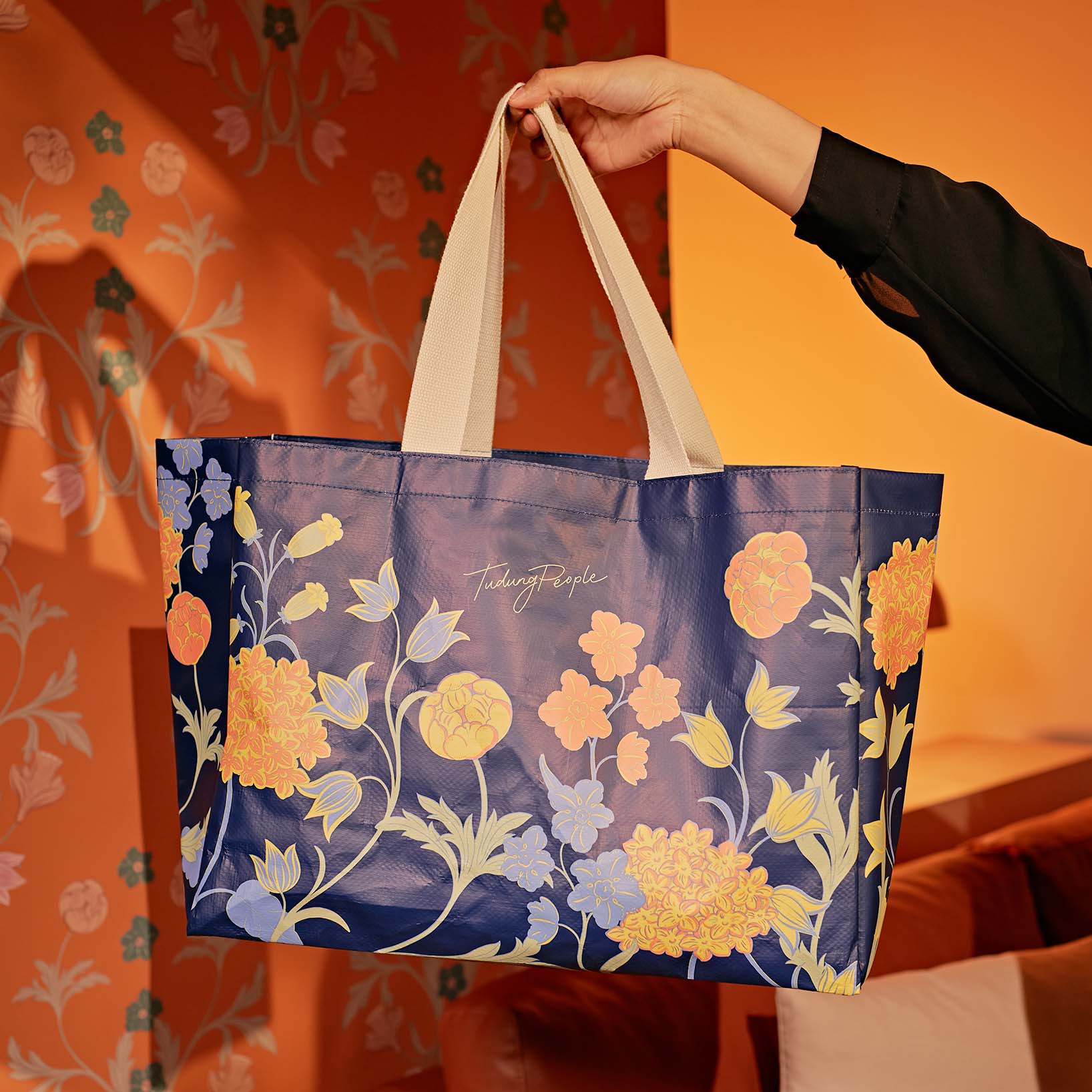 Liberty Woven Grocery Bag - Main Image